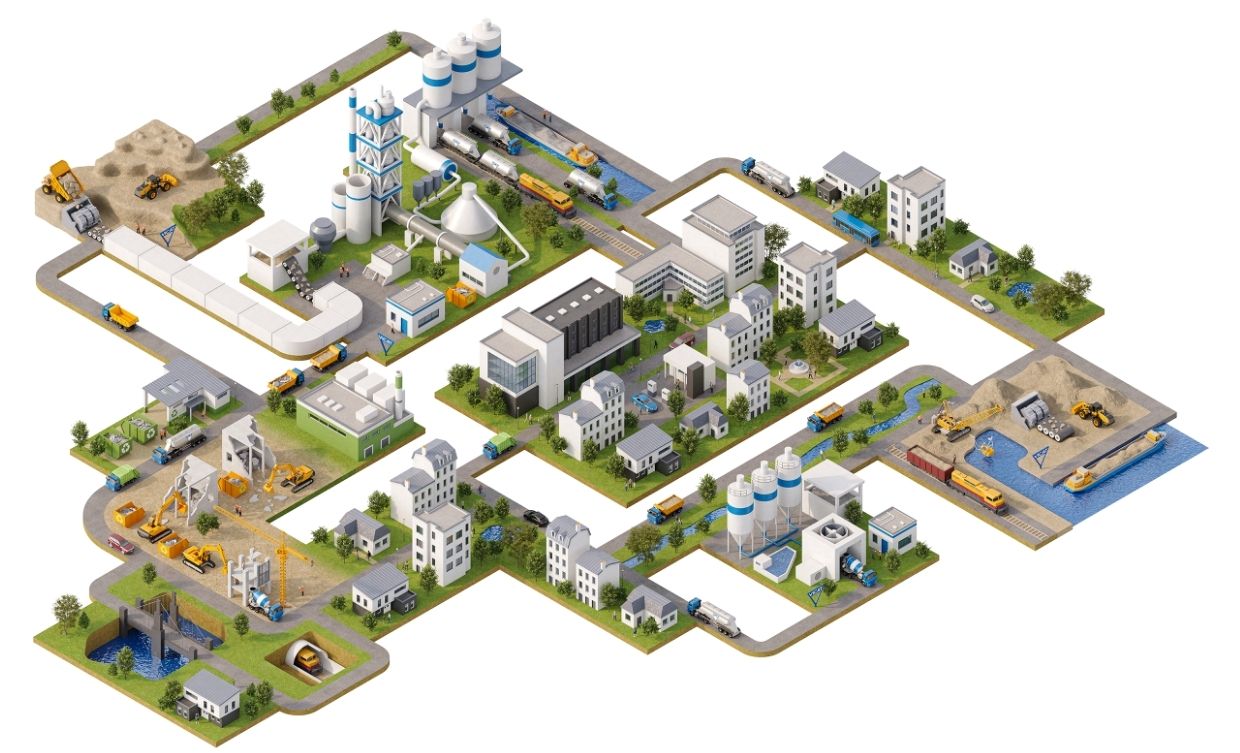 Schéma industriel Vicat